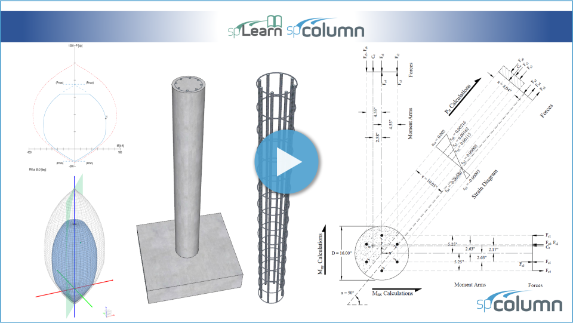 How to Design Spiral Reinforced Circular Concrete Column for Biaxial Bending